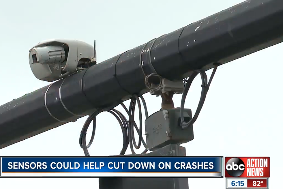 ABC Action News: Lakeland Launches New Technology to Study and Prevent Red Light Related Crashes